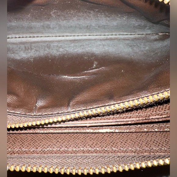 EUC Louis Vuitton Damier Ebene Zippy Wallet - Picture 10 of 12